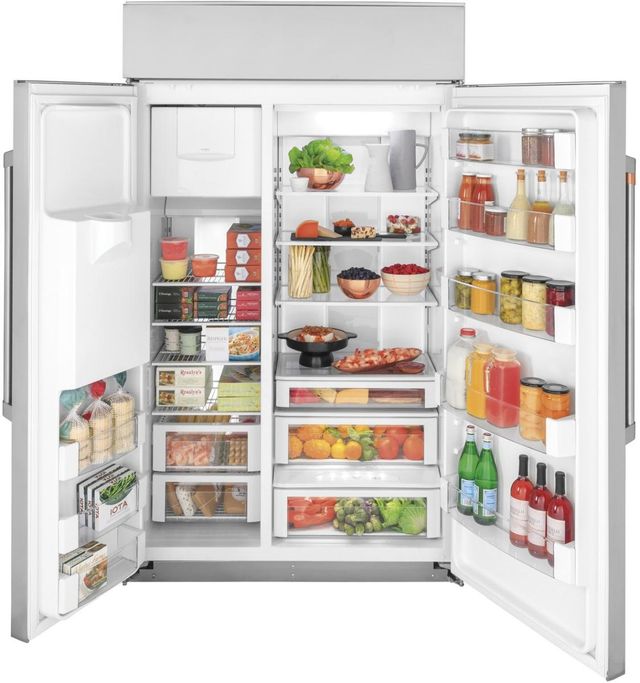 Café™ 28.7 Cu. Ft. Stainless Steel Built-In Side-by-Side Refrigerator-2