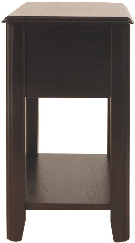Signature Design by Ashley® Breegin Almost Black Chair Side End Table 2
