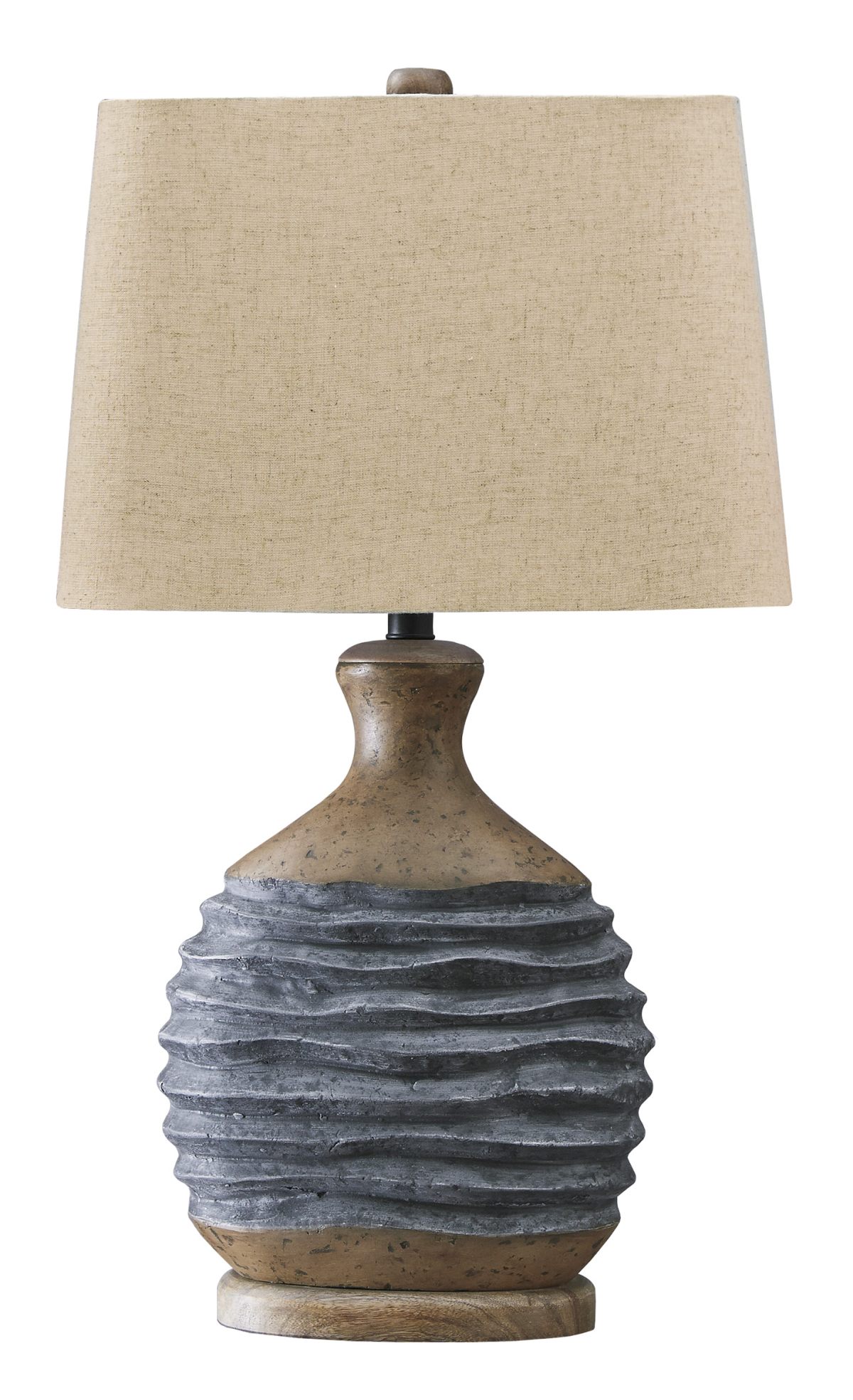 Signature Design by Ashley® Medlin Gray/Beige Paper Table Lamp