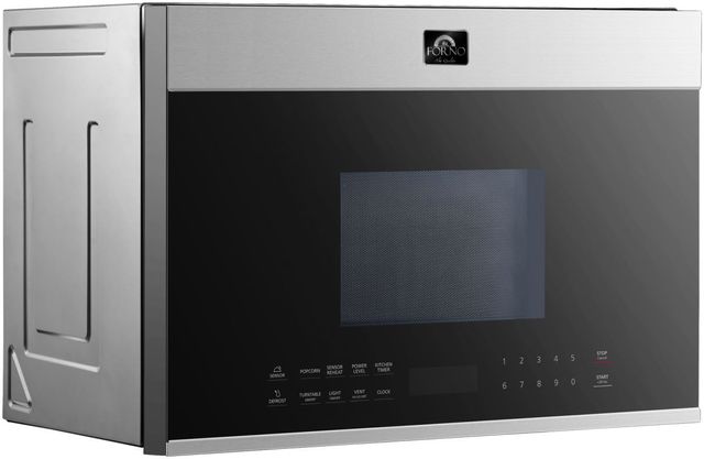 FORNO® Capriolo 1.3 Cu. Ft. Stainless Steel Over The Range Microwave 