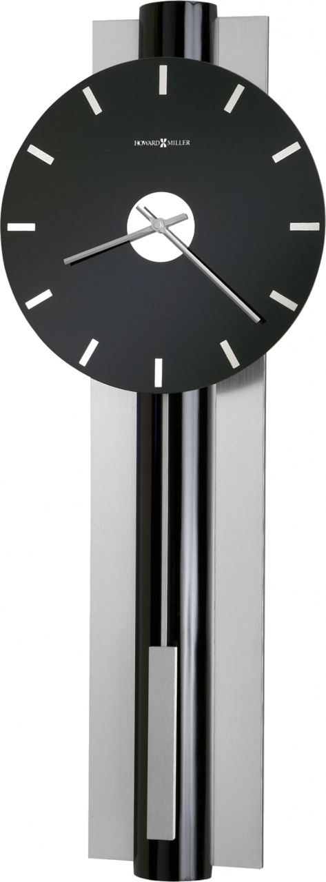 Howard Miller® Hudson High Gloss Black Lacquer Wall Clock