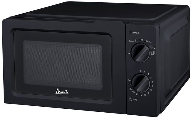 Avanti® 0.7 Cu. Ft. Black Countertop Microwave 2