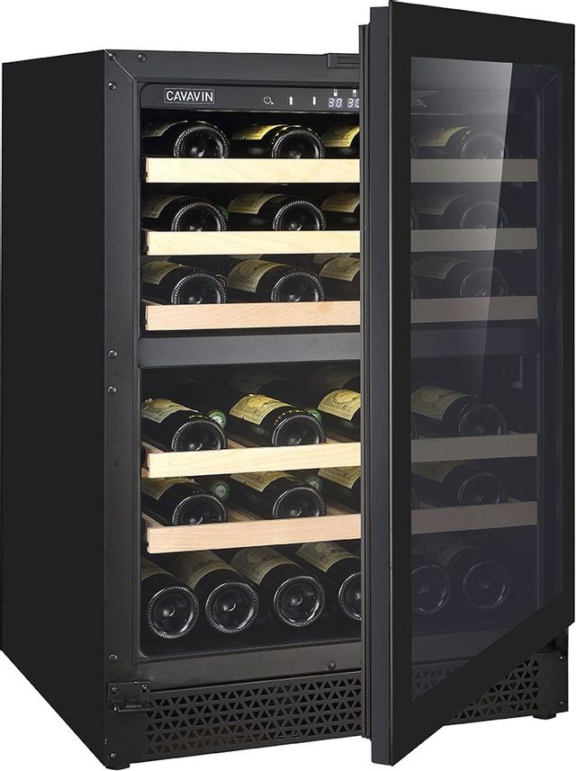 CAVAVIN Vinoa Collection 24"  Black Wine Cooler 2