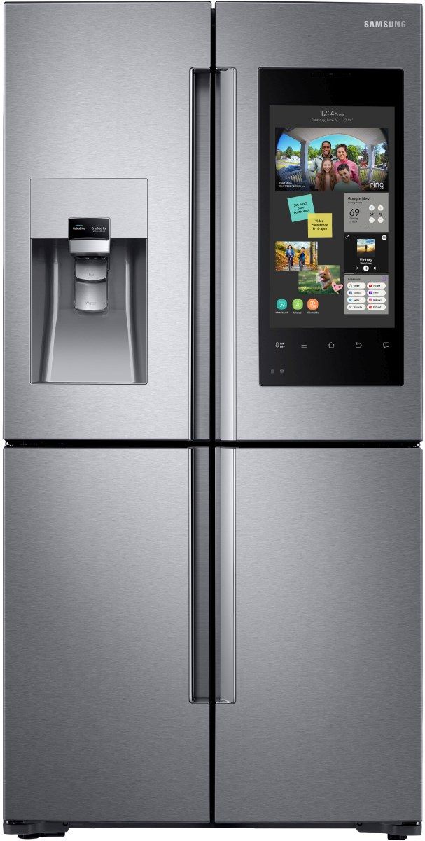 Samsung 22 Cu. Ft. Counter Depth 4-Door Flex™ Refrigerator-Fingerprint Resistant Stainless Steel 4