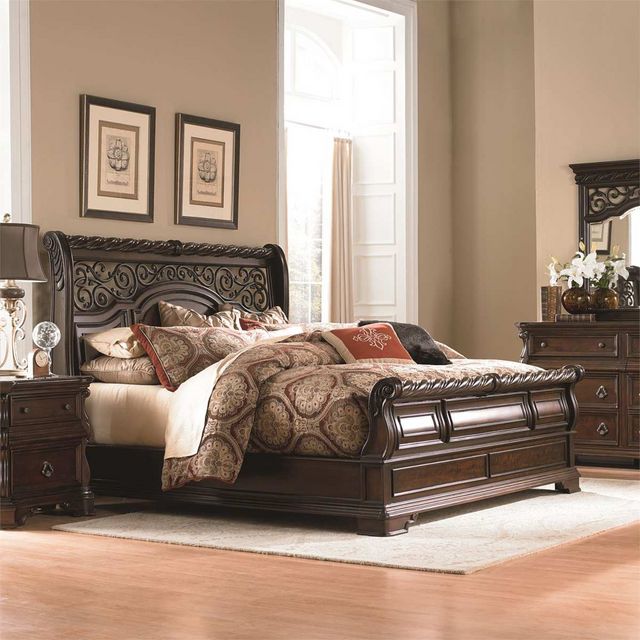 Liberty Arbor Place 4-Piece Brownstone King Bedroom Set