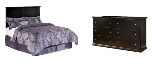 Signature Design by Ashley® Maribel 2-Piece Black Full Panel Bed Set
