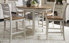 Liberty Farmhouse Reimagined 5-Piece Two-Tone Gathering Table Set