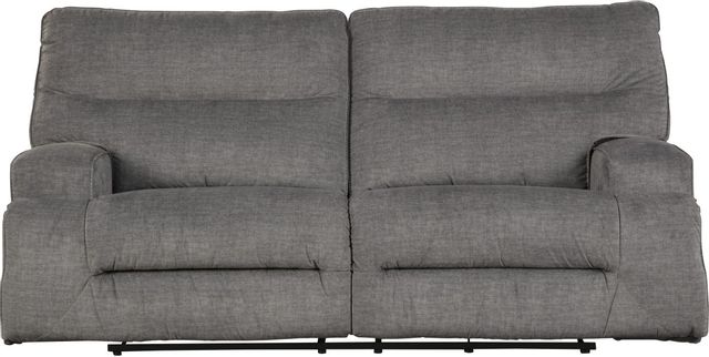 Signature Design by Ashley® Coombs Charcoal Reclining Sofa 1