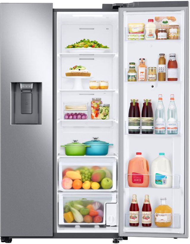 Samsung 26.7 Cu. Ft. Stainless Steel Standard Depth Side-by-Side Refrigerator 26