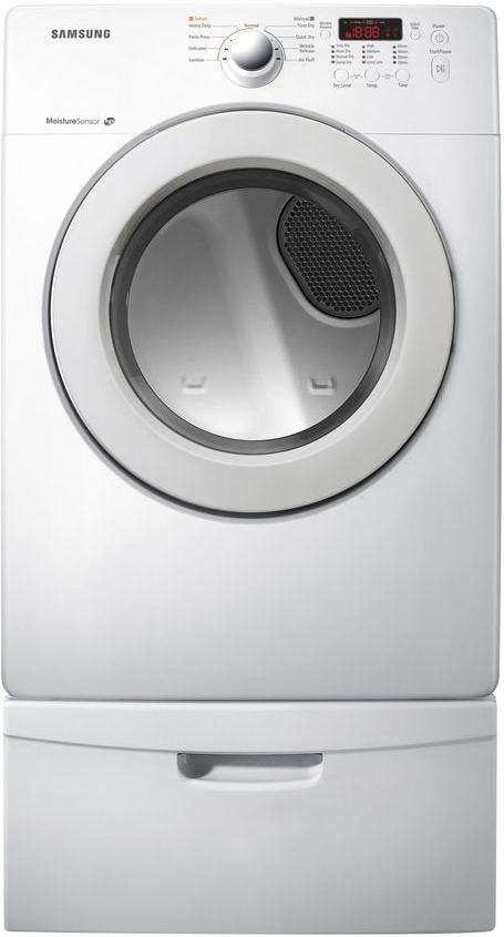 Samsung 7.3 Cu. Ft. White Front Load Gas Dryer 1