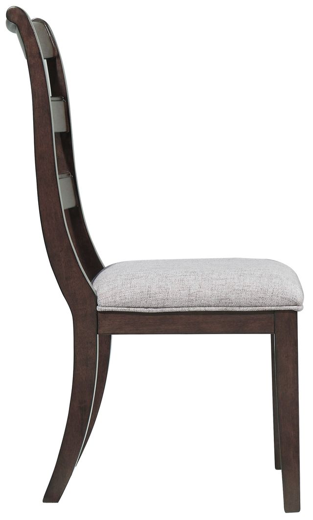 Signature Design by Ashley® Adinton Reddish Brown Dining Upholstered Side Chair-3