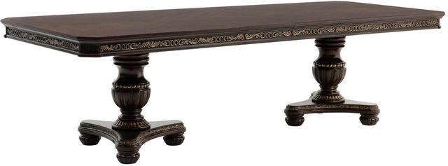 Homelegance® Russian Hill Cherry Double Pedestal Dining Table