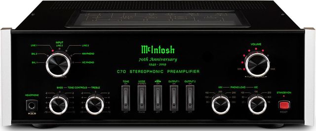 McIntosh C70 70th Anniversary 2-Channel Vacuum Tube Preamplifier 0