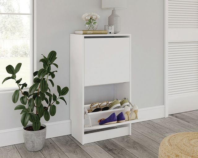 Sauder® Sauder Select White Shoe Storage Cabinet 3