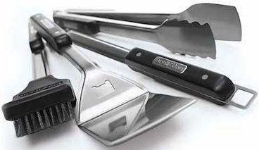 Broil King® Imperial™ Grill Tools-Black with Stainless Steel 0