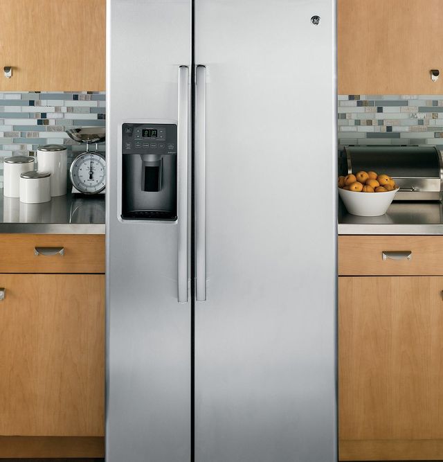 GE® 23.2 Cu. Ft. Stainless Steel Side-By-Side Refrigerator 4