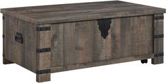 Signature Design by Ashley® Hollum Rustic Brown Lift-Top Coffee Table