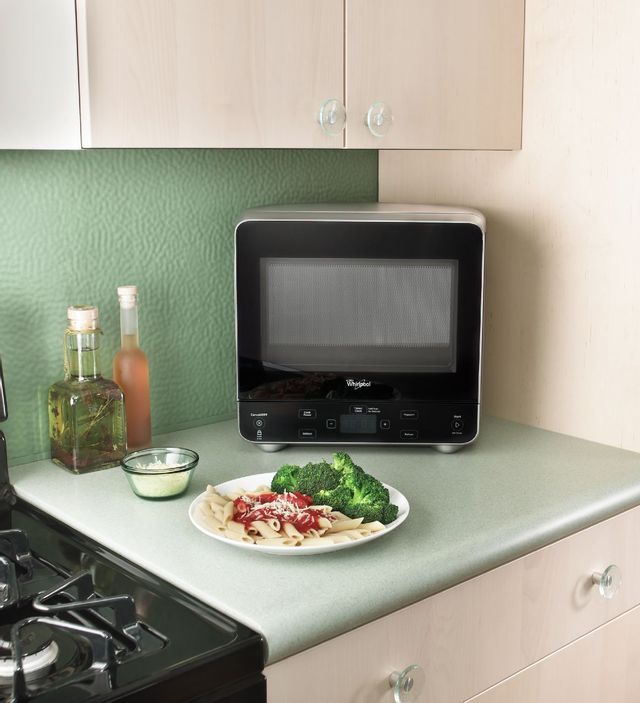 Whirlpool® Countertop Microwave Oven-Silver 3