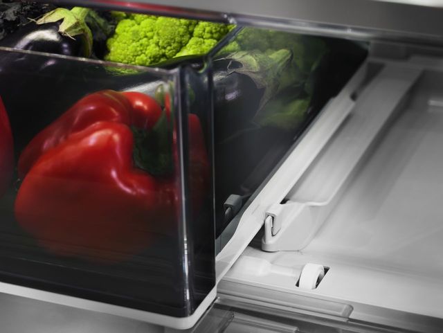 KitchenAid® 25.76 Cu. Ft. Black Stainless Steel with PrintShield™ Finish French Door Refrigerator 2