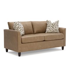 Best™ Home Furnishings Bayment Dovetail Stationary Sofa w/ Queen Memory Foam Sleeper
