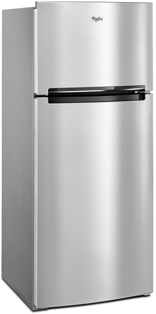 Réfrigérateur à congélateur supérieur de 28 po Whirlpool® de 17,6 pi³ - Acier inoxydable résistant aux traces de doigts 1