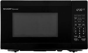 Sharp® 0.7 Cu. Ft. Black Countertop Microwave