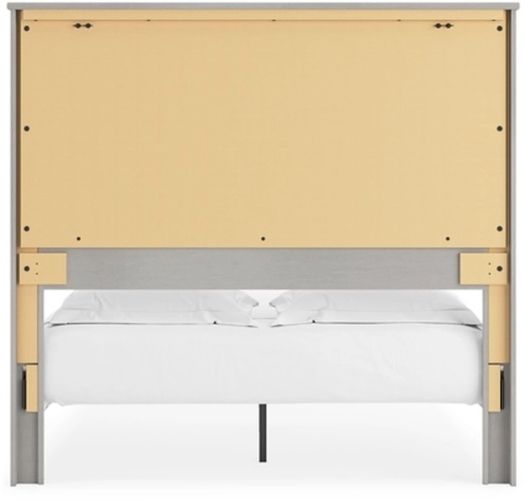 Signature Design by Ashley® Cottonburg Light Gray/White Queen Panel Bed 5
