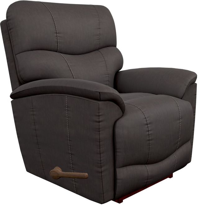 La-Z-Boy® Trouper Reclina-Rocker® Walnut Leather Recliner | Bell's Home ...