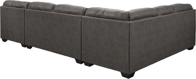 Benchcraft® Aberton 3-Piece Gray Sectional with Chaise 1