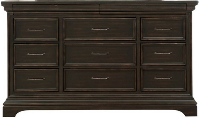 Pulaski Caldwell Deep Brown Dresser-0