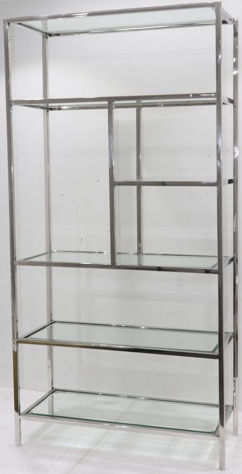 Crestview Collection Cromwell Chrome Etagere-0
