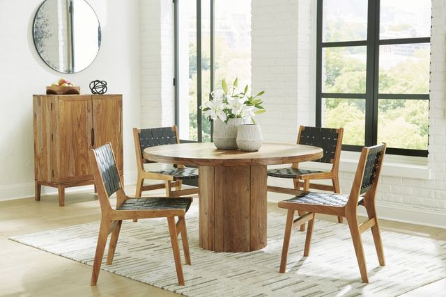 Signature Design by Ashley® Dressonni Brown Dining Table | Becker ...