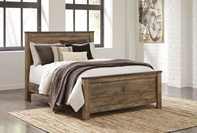 Signature Design by Ashley® Trinell 4 Piece Rustic Brown Queen Bedroom Set-1