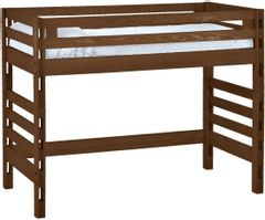 Crate Designs™ Furniture Brindle Queen Ladder End Loft Bed