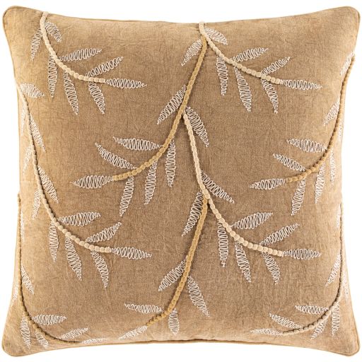 White Down Insert Throw Pillow 18x18 Surya