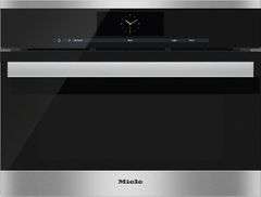 Miele PureLine Series 24" Combi-Steam Oven-Clean Touch Steel