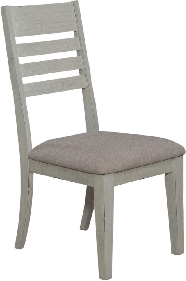 Liberty Amberly Oaks Barley Brown/Linen White Ladder-Back Side Chair