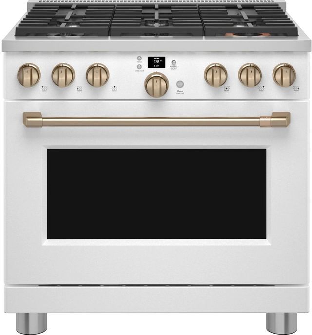 Café™ 36" Stainless Steel Pro Style Gas Range 10
