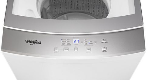 Whirlpool® 1.8 Cu. Ft. Washer, 3.4 Cu. Ft. Dryer White Stackable ...