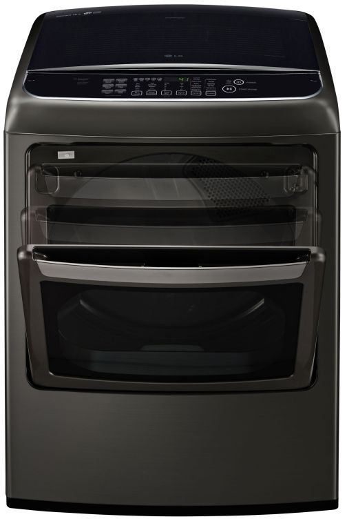 LG 7.3 Cu. Ft. Black Stainless Steel Front Load Electric Dryer 3