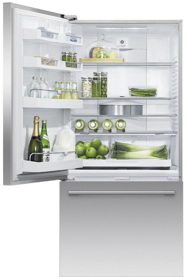 Fisher & Paykel Series 7 32 in. 17.1 Cu. Ft. Stainless Steel Bottom Freezer Refrigerator-1