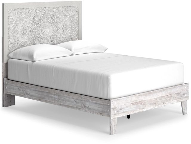 Signature Design by Ashley® Paxberry Whitewash Queen Simple Panel Bed 0