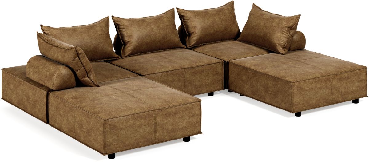 Signature Design by Ashley® Bales 5-Piece Brown Modular Seating