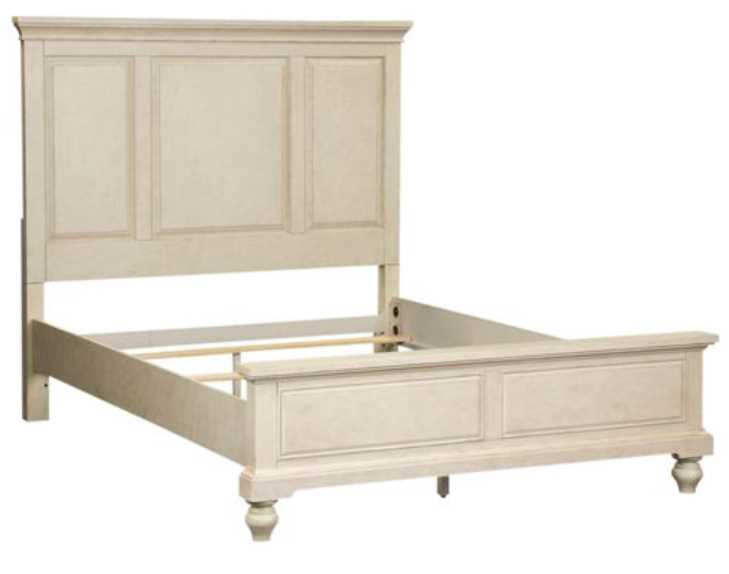 Liberty Furniture High Country White Panel Bed | Van's Home Center