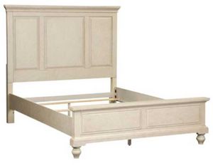 Liberty High Country Antique White Queen Panel Bed