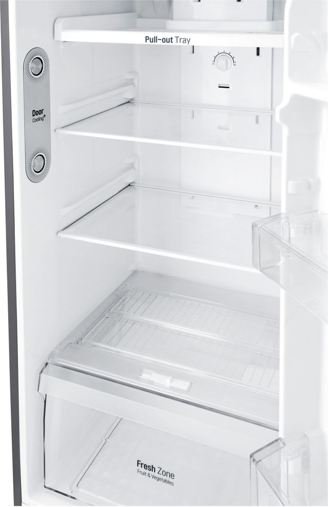 Réfrigérateur à congélateur supérieur de 24 po LG® de 11,1 pi³ - Acier inoxydable 2