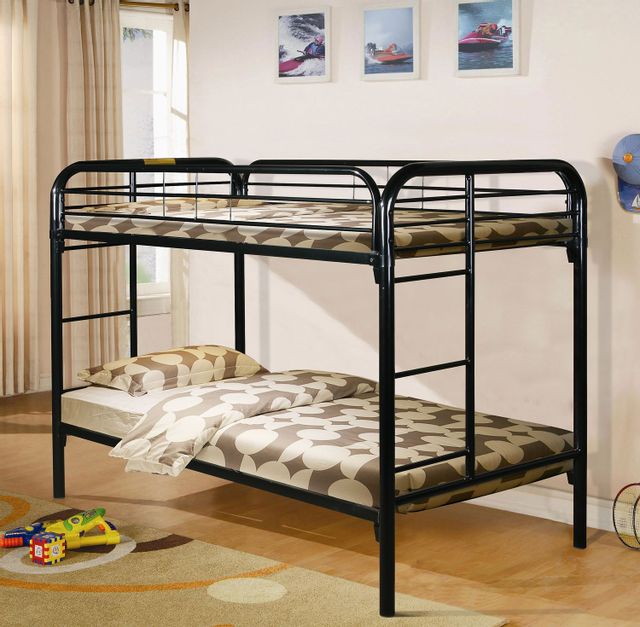 Donco Trading Company Twin over Twin Bunk Bed-0