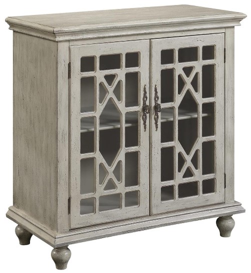 Coast2Coast Home™ Accents by Andy Stein Millstone Texture Ivory Cabinet