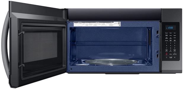 Samsung 1.9 Cu. Ft. Fingerprint Resistant Black Stainless Steel Over The Range Microwave 1