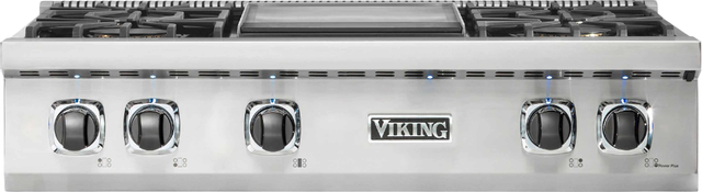 Viking® Professional 5 Series 36" Stainless Steel Natural Gas Rangetop 10